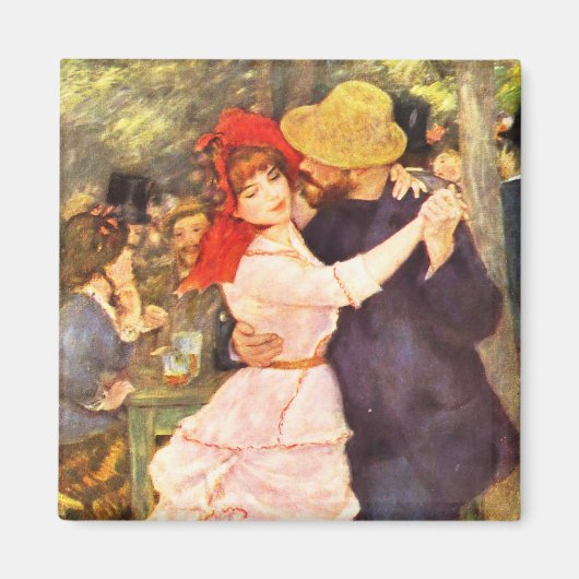 Die zwei Schwestern auf der Terrasse Auguste Renoi Magnet (Vorne)