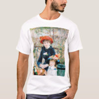 Die zwei Schwestern auf der Terrasse Auguste Renoi