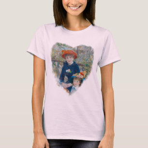 Die zwei Schwestern auf der Terrasse durch Renoir T-Shirt