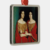 Die zwei Schwestern oder Mesdemoiselles Chasseriau Silbernes Ornament (Rechts)