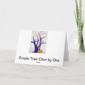 Die zwei Seiten von mir Feiertagskarte (Rückseite)