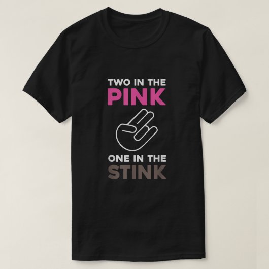 Die zwei Shockers in Rosa im Stink T-Shirt (Design vorne)