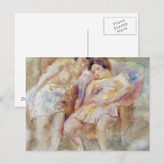 Die zwei Sleepers Postkarte (Vorne/Hinten)