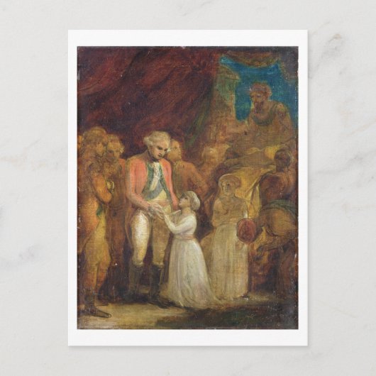 Die zwei Söhne von Tipu Sahib, Sultan von Mysore, Postkarte (Vorderseite)