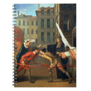 Die zwei Trainer, eine Szene fügten der Komödie Notizblock