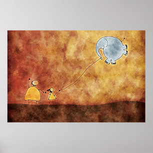 Die zwei und der Elefant Poster