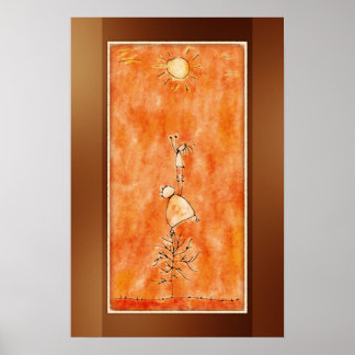 Die zwei und die Sonne Poster