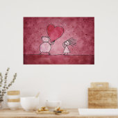 Die zwei und die Valentine Poster (Küche)