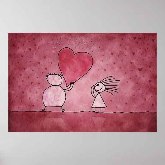 Die zwei und die Valentine Poster (Vorne)