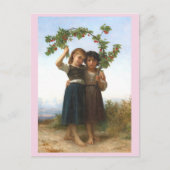 Die Zweigstelle Cherry von William Bouguereau Postkarte (Vorderseite)