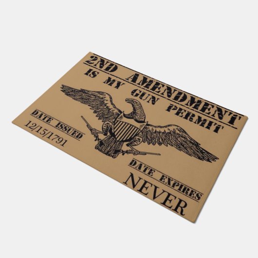 Die zweite Änderung der Türmatte (Schrägansicht)