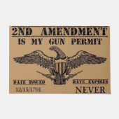 Die zweite Änderung der Türmatte (Vorderseite)