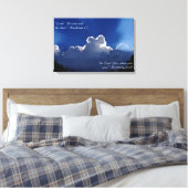 Die zweite Ausgabe der Inspiration-Schrift-Leinwan Leinwanddruck (Insitu (Schlafzimmer))