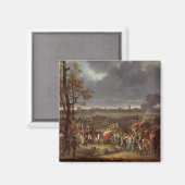 Die zweite Belagerung Mantuas Magnet (Vorderseite/Rückseite)