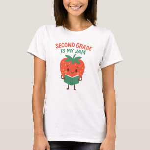 Die zweite Klasse ist meine Marmelade Cute Strawbe T-Shirt