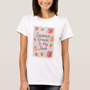 Die zweite Klasse ist meine Marmelade Süße Erdbeer T-Shirt