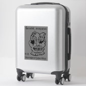 Die zweite Medusa gi1 der Künstler_awaynowe Aufkleber (Koffer)