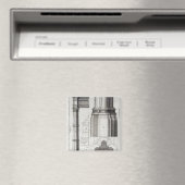 Die zweite Ordnung der gotischen Architektur, 1741 Magnet (In Situ (Geschirrspüler))