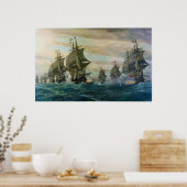 Die zweite Schlacht um die Virginia Capes Poster (Küche)