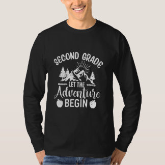 Die zweite Stufe Ließ das Abenteuer zurück nach Sc T-Shirt