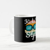 Die zweite Stufe zurück an die Schulkinder Kaffeetasse (Vorderseite Links)