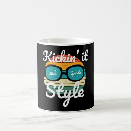 Die zweite Stufe zurück an die Schulkinder Kaffeetasse (Mittel)