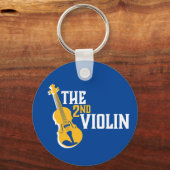 Die zweite Violinspielermusik Schlüsselanhänger (Vorderseite)