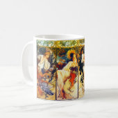 Die zweiten Jahreszeiten von Mucha Tasse (Vorderseite Links)