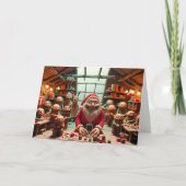 Die Zwielthelfer des Weihnachtsmanns: Ein Mischous Karte (Vorderseite)