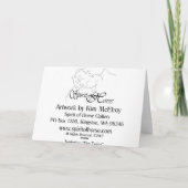 Die Zwillinge Karte (Rückseite)