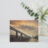 Die Zwillingsbrücken über die Mississippi-Postkart Postkarte (Stehend Vorderseite)