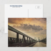 Die Zwillingsbrücken über die Mississippi-Postkart Postkarte (Vorne/Hinten)