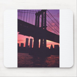 Die Zwillingstürme und ein Manhattan-Brückenturm i Mousepad