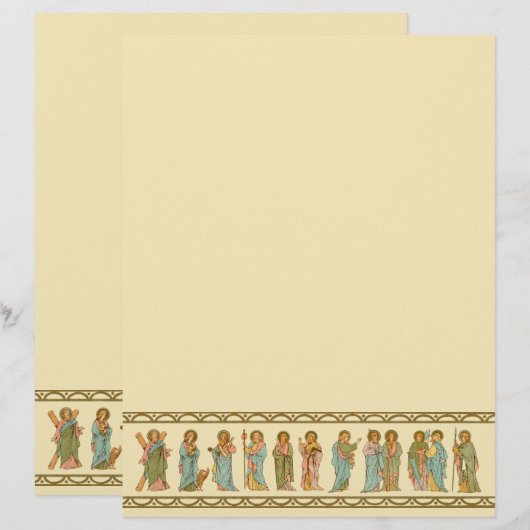 Die Zwölf Apostel (RLS 20a, Blatt B) Stationery (Vorne/Hinten)