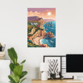 Die Zwölf Apostel Victoria Poster (Heimbüro)