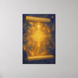 Die zwölf Äxte des Paradoxons Leinwanddruck