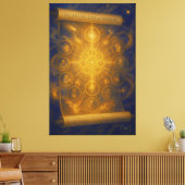 Die zwölf Äxte des Paradoxons Leinwanddruck (Insitu (Wohnzimmer))