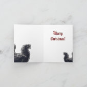 Die zwölf Hühner von Weihnachten Karte (Innenseite)