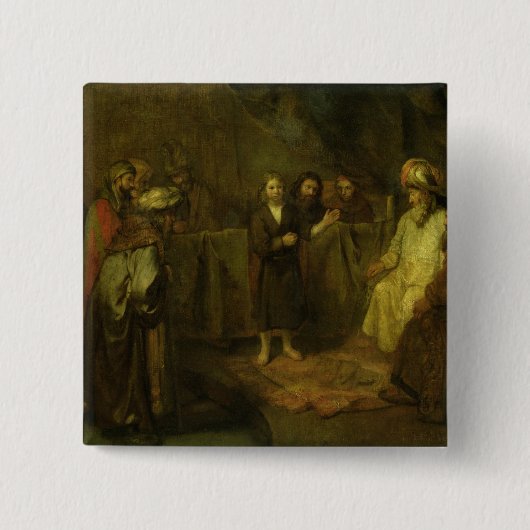 Die zwölf Jährigen Jesus vor Button (Vorderseite)