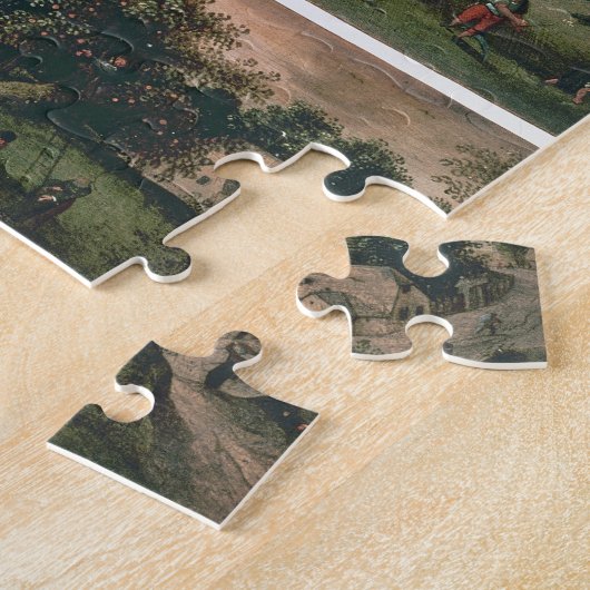 Die zwölf Monate des Jahres: Januar, Februar, Puzzle (Seite)