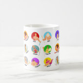 Die zwölf olympischen Götter der griechischen Myth Kaffeetasse (Mittel)
