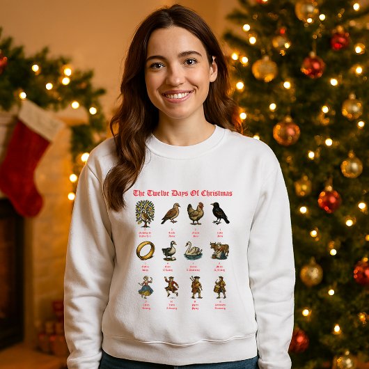 Die zwölf Tage von Weihnachten Sweatshirt