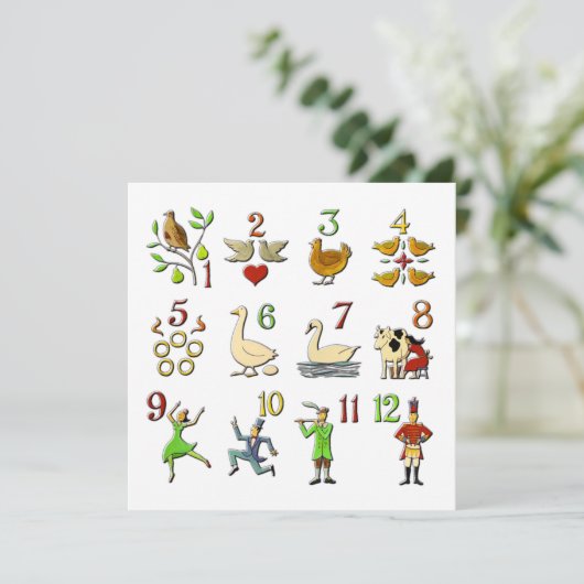 Die zwölf Tage Weihnachten (Stehend Vorderseite)