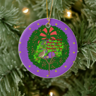 Die zwölf Tage Weihnachtskollektion: Erster Tag Keramik Ornament