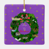 Die zwölf Tage Weihnachtskollektion: Erster Tag Keramikornament (Rückseite)