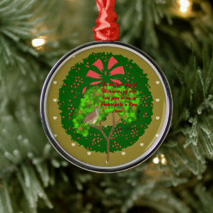 Die zwölf Tage Weihnachtskollektion: Erster Tag Silbernes Ornament