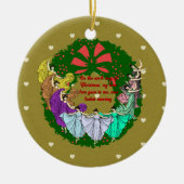 Die zwölf Tage Weihnachtskollektion: Tag neun Keramikornament (Vorne)