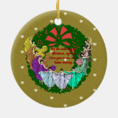 Die zwölf Tage Weihnachtskollektion: Tag neun Keramikornament (Hinten)
