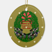 Die zwölf Tage Weihnachtskollektion: Zehn Tage Keramikornament (Links)