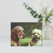 Die Zyniker und die Philosophen Postkarte (Stehend Vorderseite)